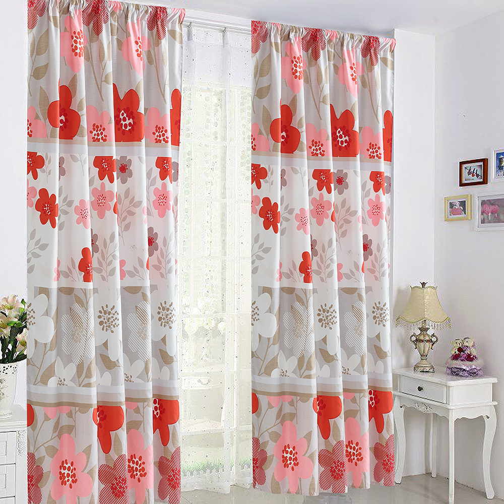 Cortinas estampadas suaves de poliéster 99,99% 145 cm * 215 cm